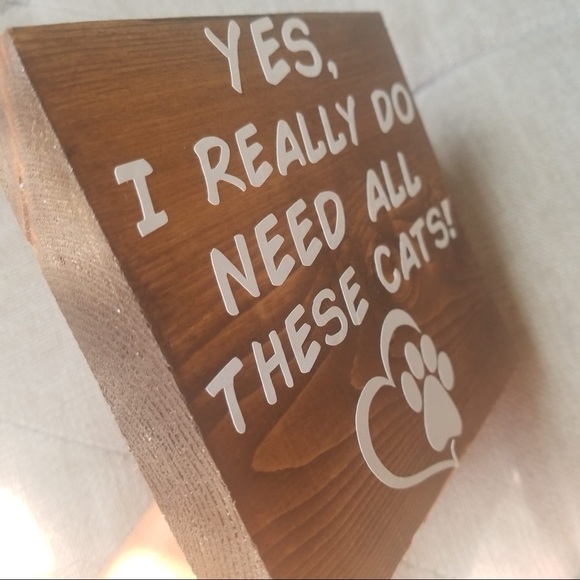 HANDMADE Cat Sign - Picture 4 of 4